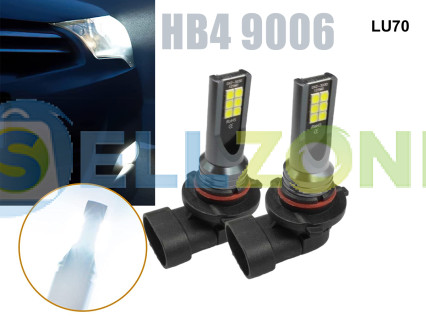HB4 9006 Φώτα LED 12V/24V Λαμπτήρες αυτοκινήτου 6500K 12000LM Τσιπ COB - LU70